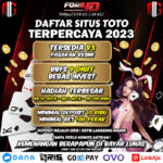 FOR4D BO Toto Online Terpercaya Minimal Deposit 10 Ribu